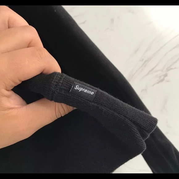 Supreme Box Logo Hoodie- Black on white; FW16 - Picture 6 of 8